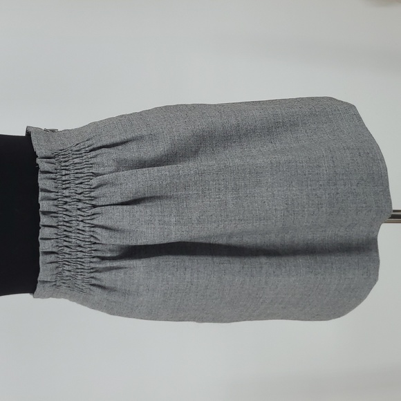 J.Crew Dresses & Skirts - J.Crew Grey Wool Blend Paperbag Waist Mini Skirt Smocked Pockets Size 2
